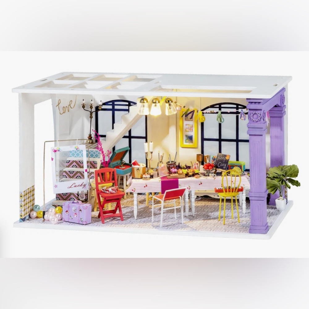 NWT! Rolife DIY House “Party Time” adult dollhouse kit.